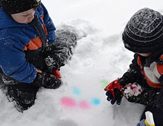 Snow Painting