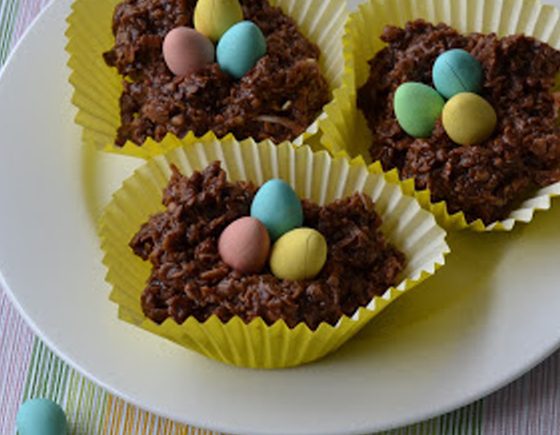 Easter Bird Nest Cookies - SavvyMom