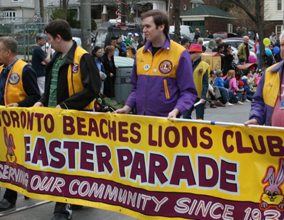 The Beaches Lions Easter Parade
