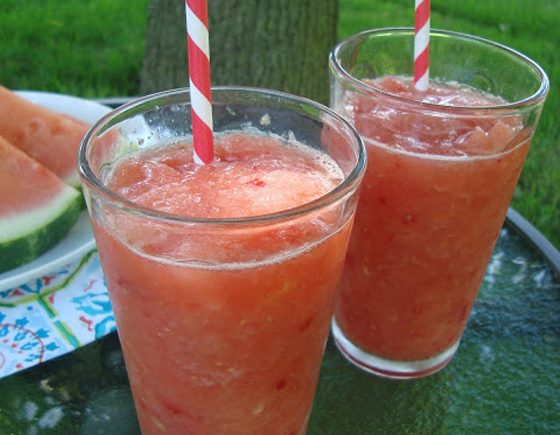 Strawberry Watermelon Slushies