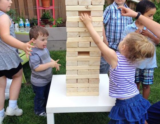 DIY Backyard Jenga