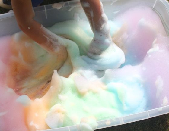 Colourful Bubble Foam