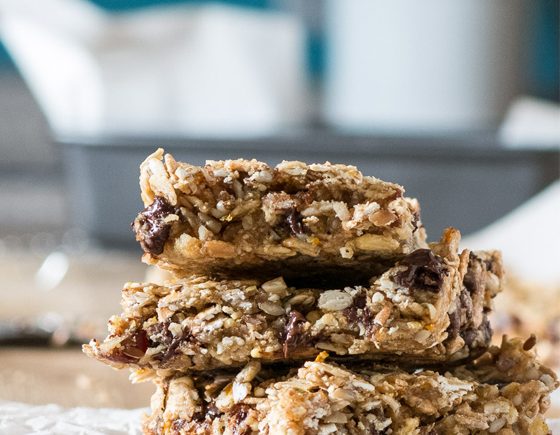Nut-Free Granola Bars for the Lunch Box