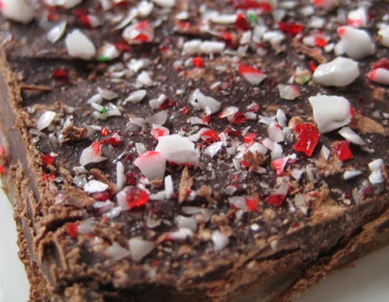 Candy Cane Chocolate Toffee