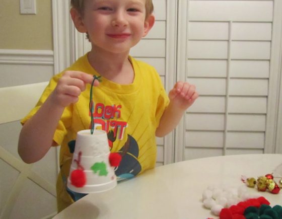 DIY Christmas Bell Ornament for Kids