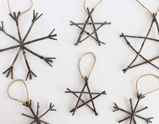 Rustic Twig Ornaments