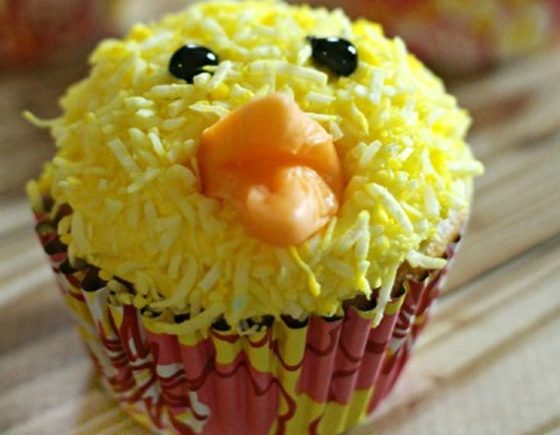 Lemon Coconut Chick Cupcakes