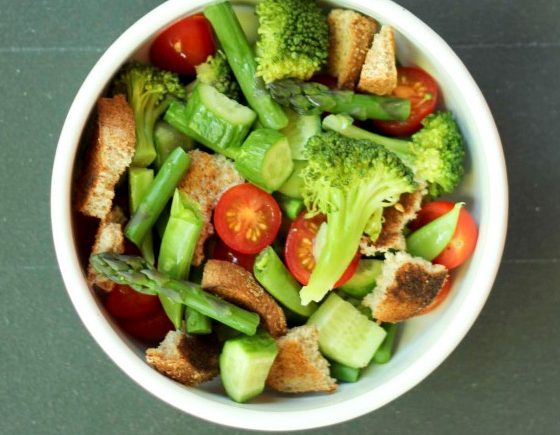 Bread Salad with Early Summer Vegetables