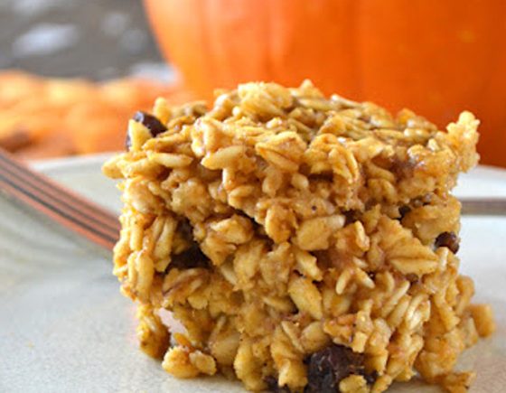 Pumpkin Spice Baked Oatmeal