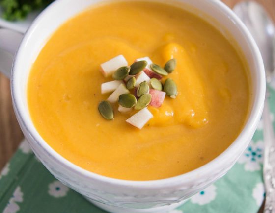 Butternut Squash & Celery Root Soup