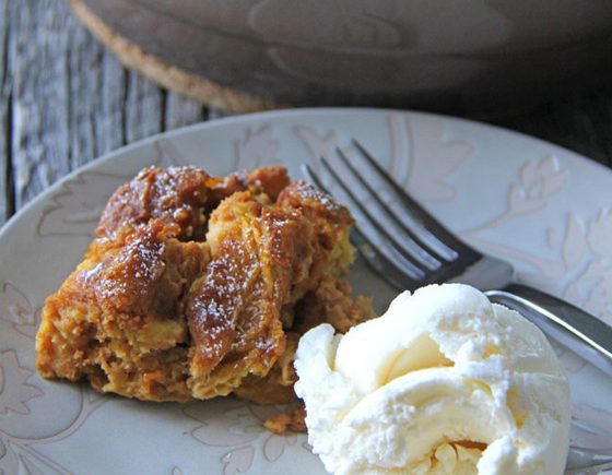 Pumpkin Bread Pudding