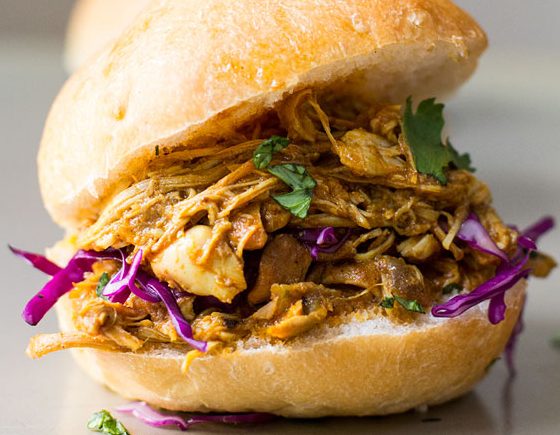 Slow Cooker Butter Chicken Slider