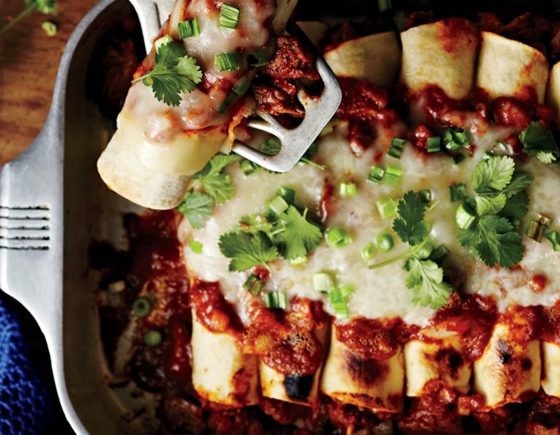 Make-Ahead Beef Enchiladas