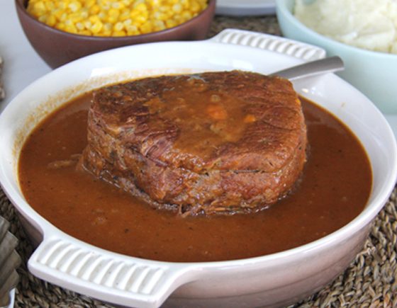Crock-Pot Roast Beef and Gravy