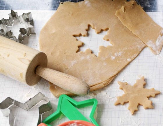 Maple Gingerbread Cutout Cookies