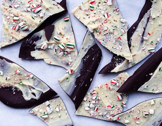 Peppermint Chocolate Candy Cane Bark