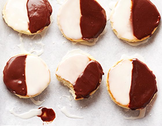 NYC-Style Black and White Cookies