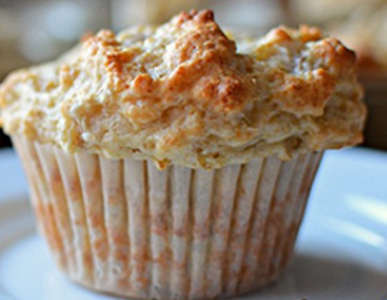 Leftover Oatmeal Muffins