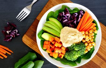 Sweet Potato Hummus and Veggies