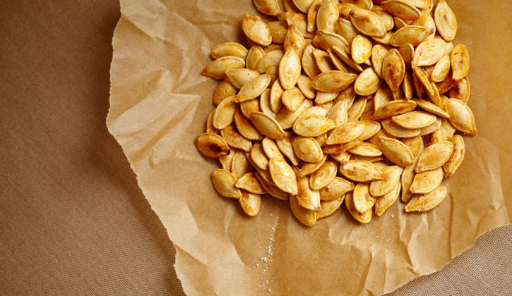 Roasted and Seasoned Pumpkin Seeds