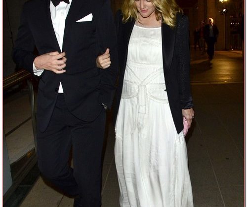 Pregnant Drew Barrymore And Will Kopelman Leaving The 2012 New York City Ballet Spring Gala