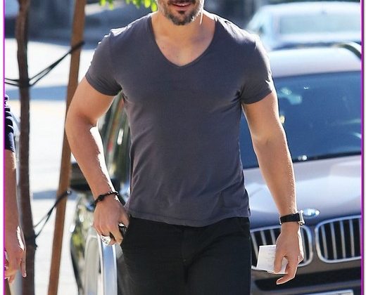Joe Manganiello Hangs Out With A Friend In West Hollywood