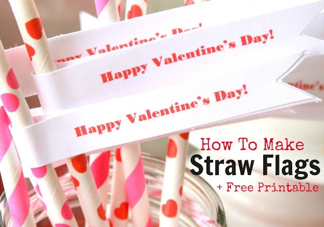 ValentinesStrawFlags