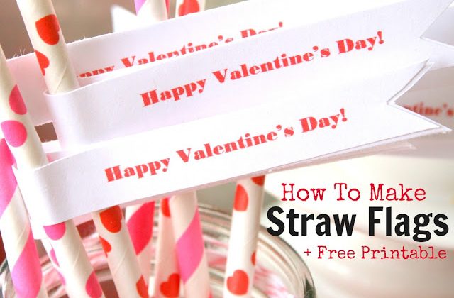 ValentinesStrawFlags