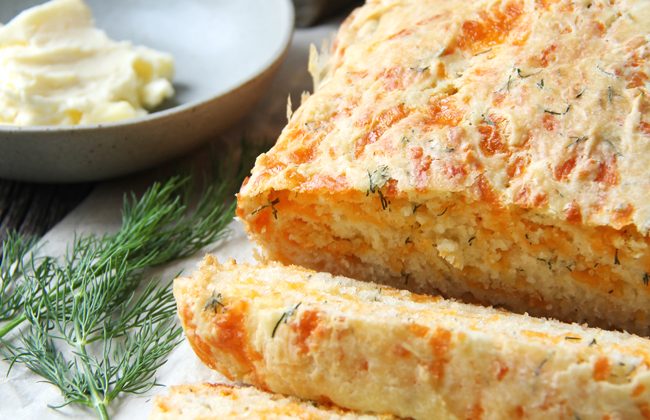 Cheddar-and-Dill-Buttermilk-Quick-Bread-A-Pretty-Life