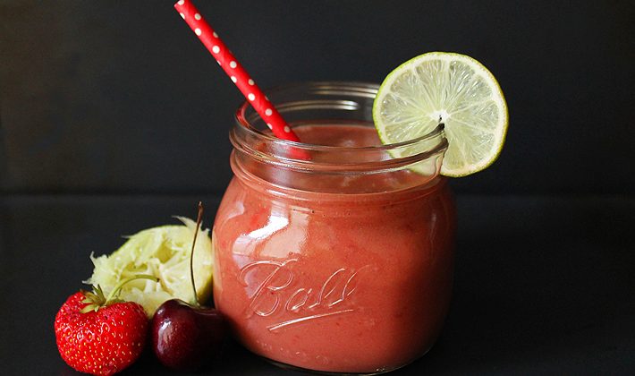 cherry-berry-lime-smoothie