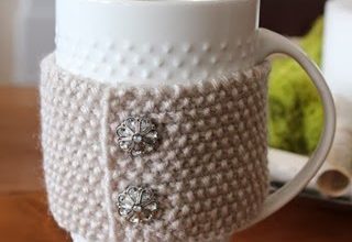 DIY252520Quick252520Knit252520Cup252520Cozy252520with252520vintage252520buttons25255B325255D