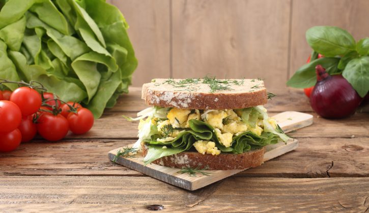 Zucchini Egg Salad Sandwich