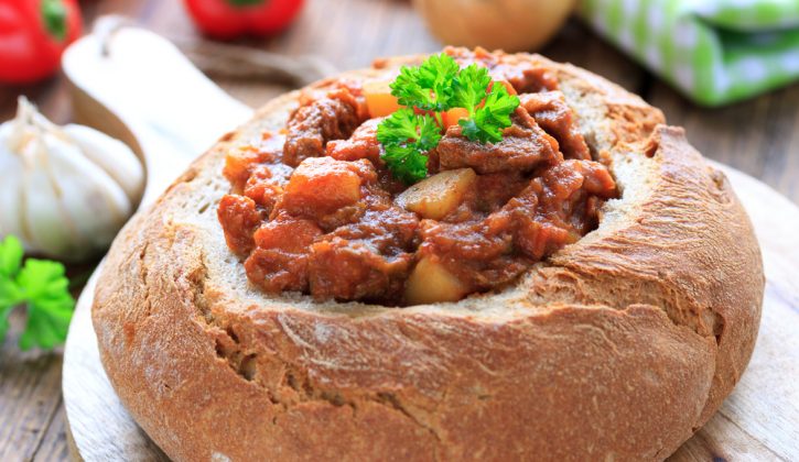 Chili in Bread Bowl