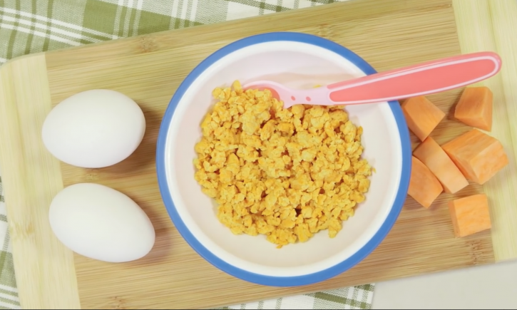 Make Your Own Baby Food: Simple Sweet Potato Scramble