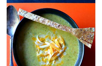 Witchy Broccoli Brew with Broomstick Crackers