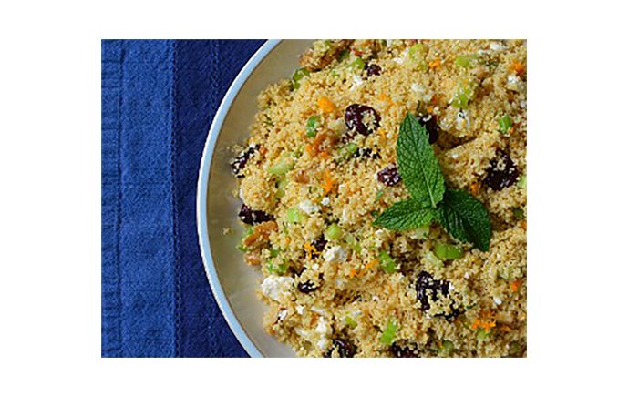 Couscous Salad with Cherries and Mint