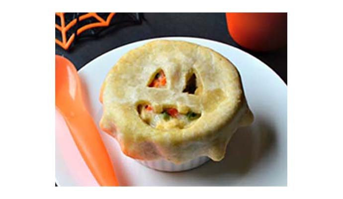 Jack O'Lantern Pot Pies Recipe - SavvyMom