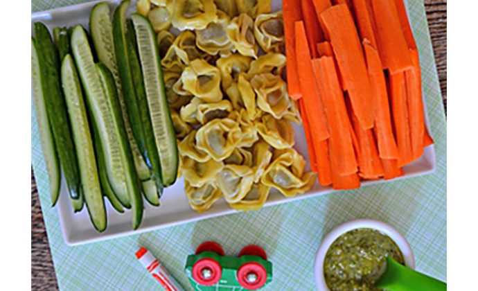 Irish Flag Pasta Veggie Dinner - SavvyMom