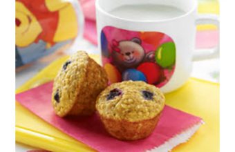 Little Oatmeal Blueberry Muffins - SavvyMom