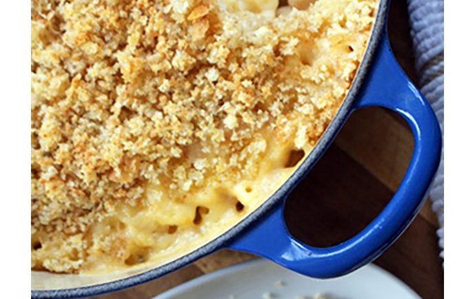 Baked Mac and Cheese with Little White Beans