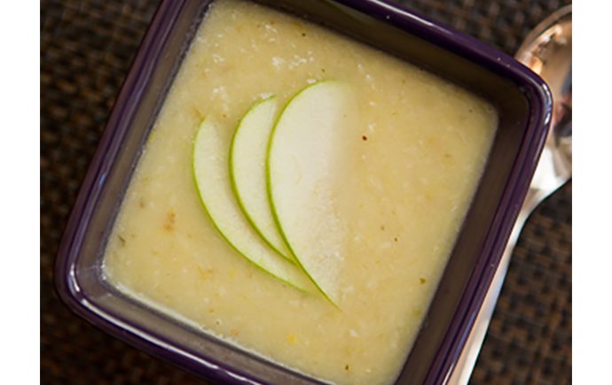 Leek, Potato and Apple Soup