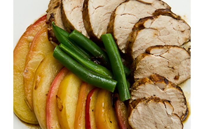 Pork Tenderloin with Sauteed Apples Recipe - SavvyMom