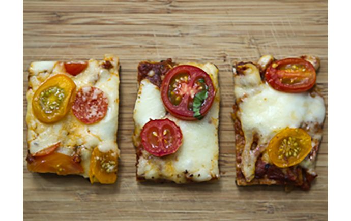 Grilled Cherry Tomato Pizza