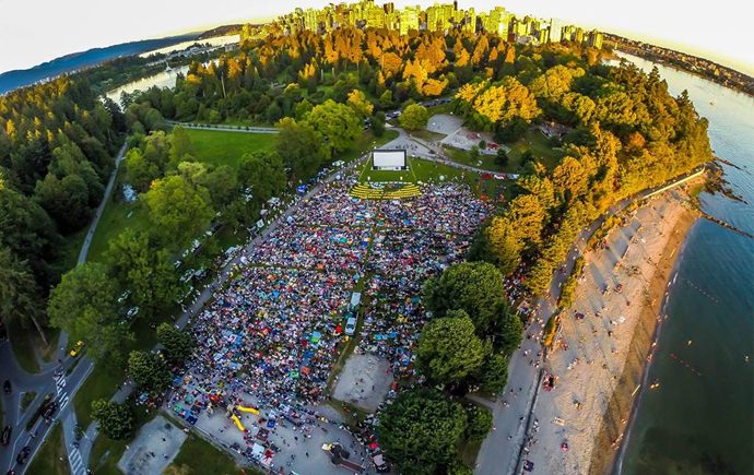 Free movies in Stanley Park