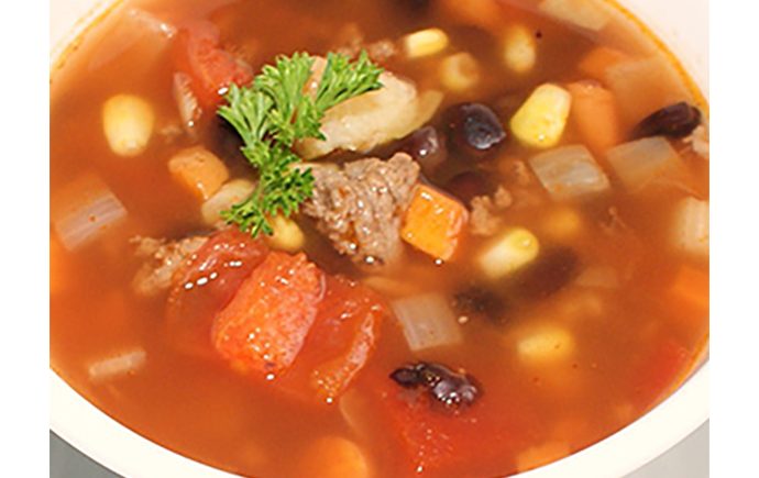 Beefy Black Bean Soup