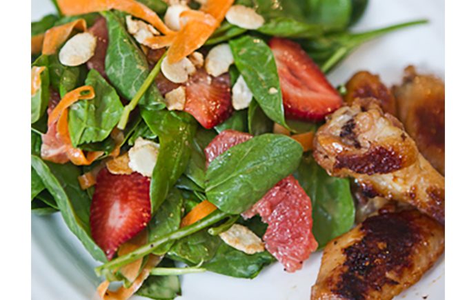 Fruity Spinach Salad