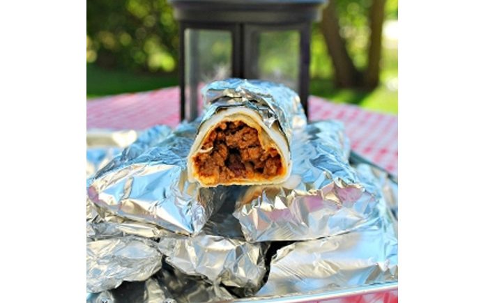 Beef and Bean Burrito ‘Sleeping Bags’