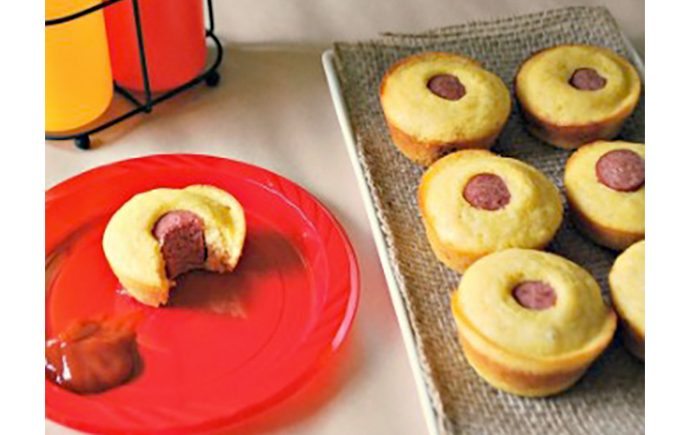 Corn Dog Muffins