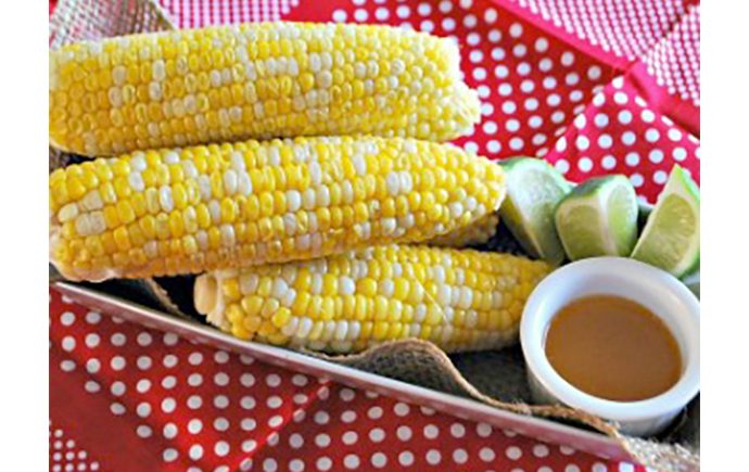 Corn on the Cob with Chili Butter