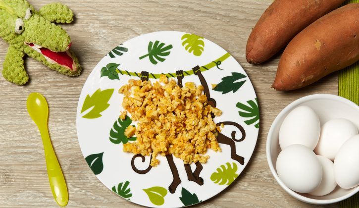 Cheesy Egg and Sweet Potato Omelette Recipe - SavvyMom